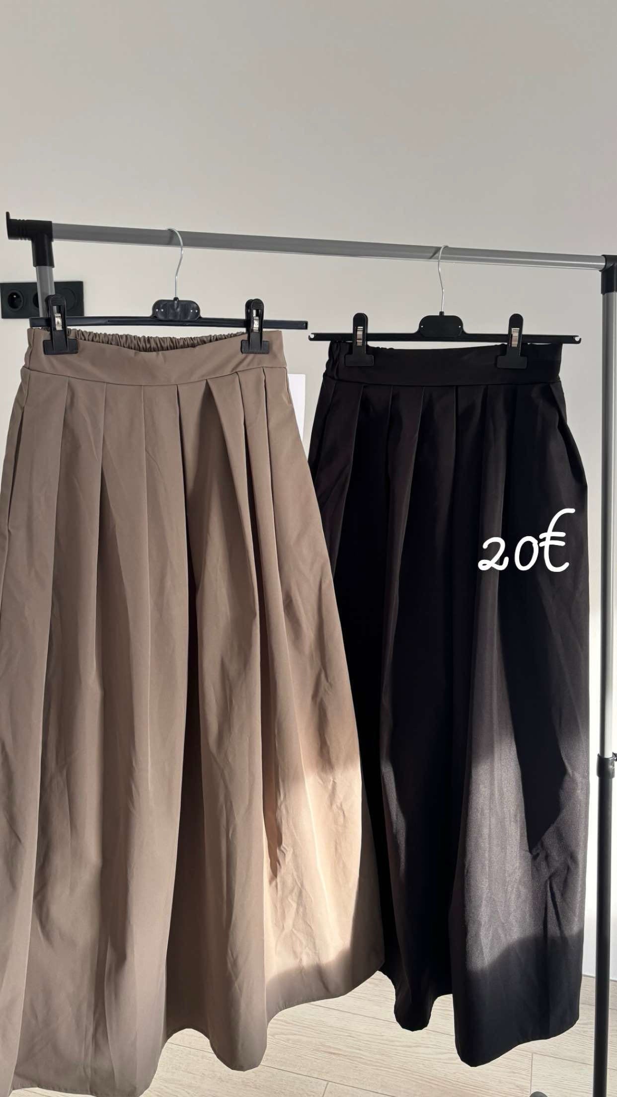 Jupe longue trapèze