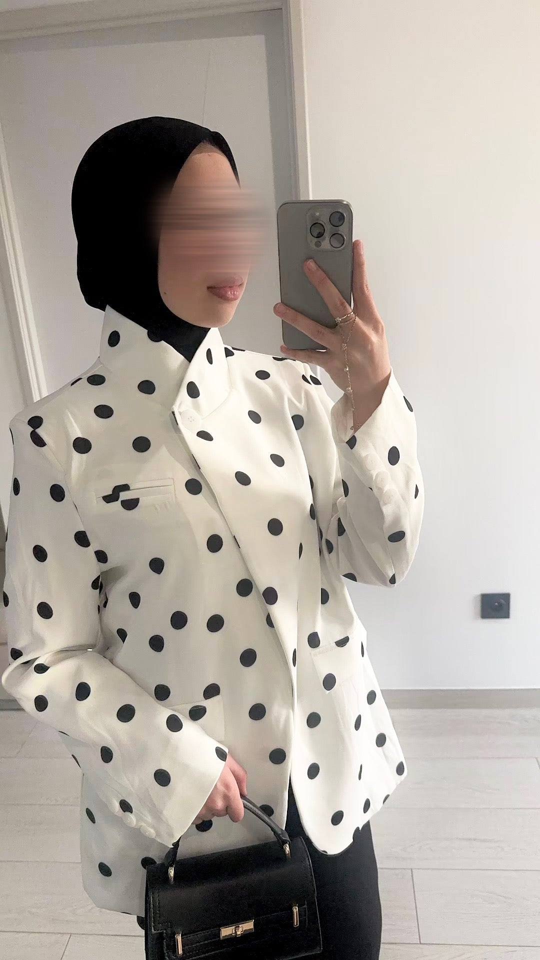 Blazer à petit pois