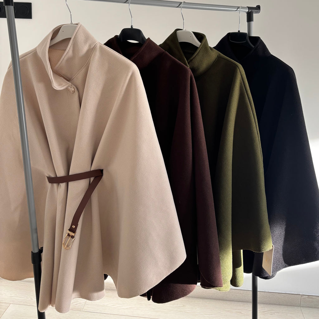 Poncho avec ceinture