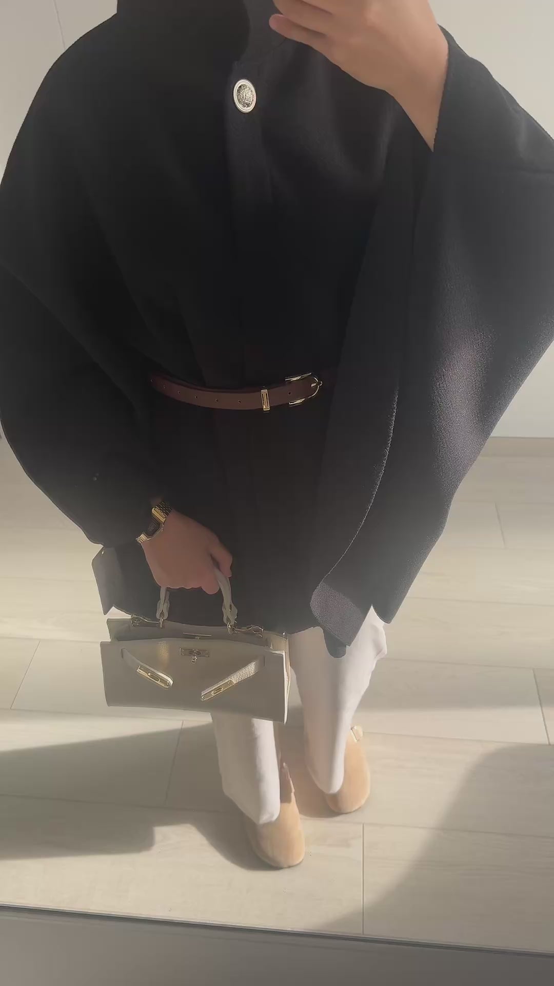 Poncho avec ceinture