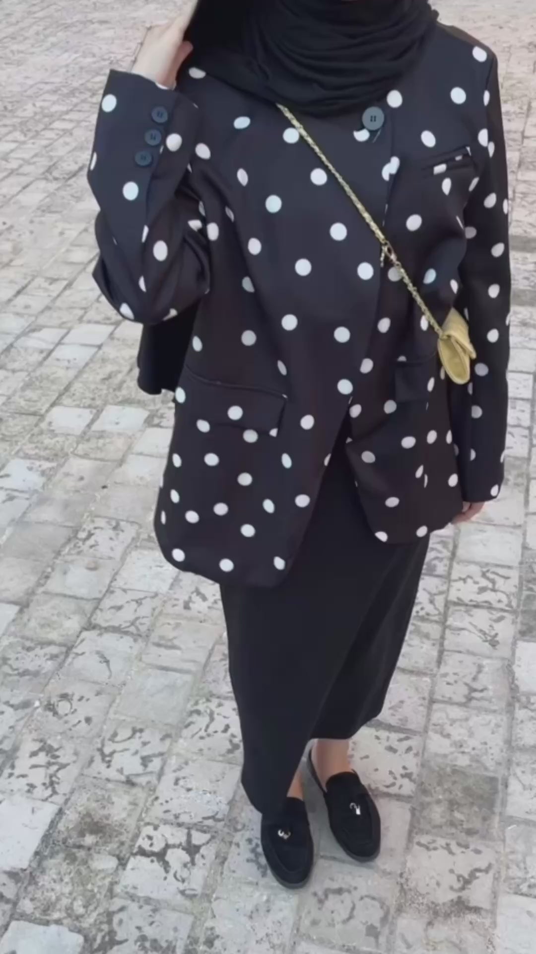 Blazer à petit pois